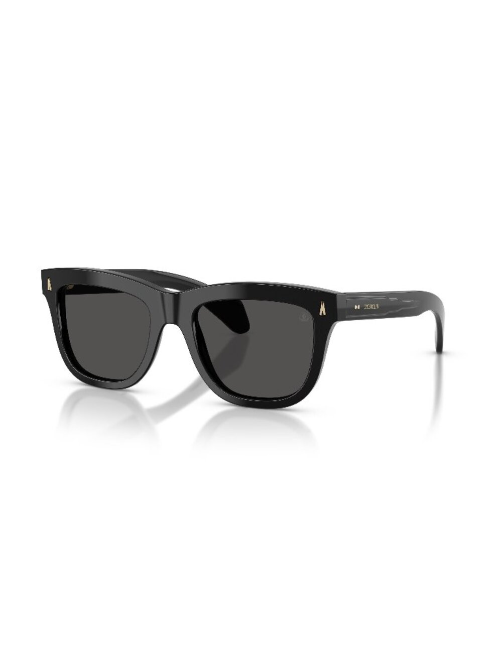 New Moncler Women's Sunglasses Black Grey Lens Acetate Frame ME6023 BRONZZ 52